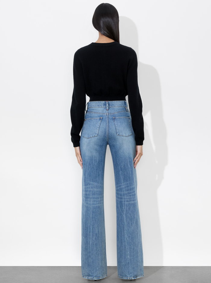 DOLLIE CASHMERE CARDIGAN - BLACK image 2 - Alice And Olivia