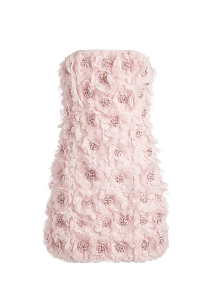 VELIA MINI DRESS - PINK LACE image 5 - Alice And Olivia