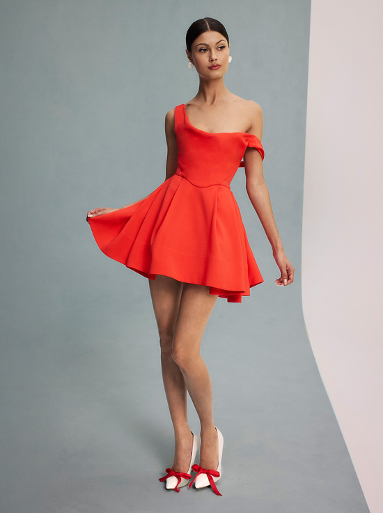 CHILI PEPPER-ESTRELLA MINI DRESS