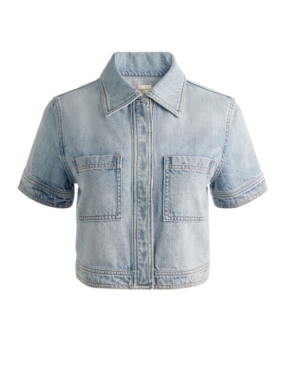 ROCKSTAR BLUE-TESHA DENIM TOP