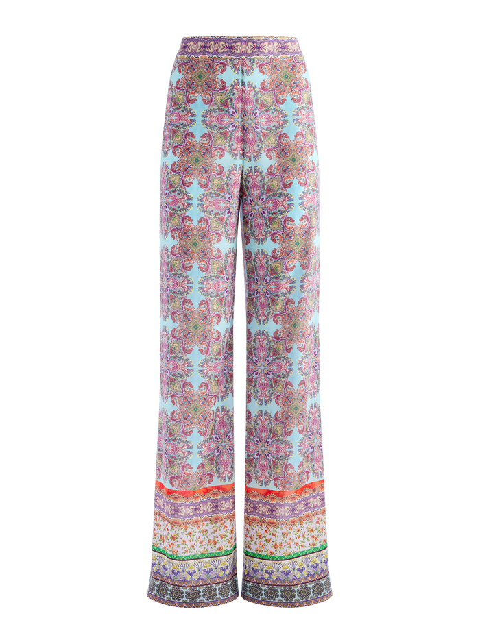 ELMA HIGH WAISTED WIDE LEG PANT - RITZY image 5 - Alice And Olivia