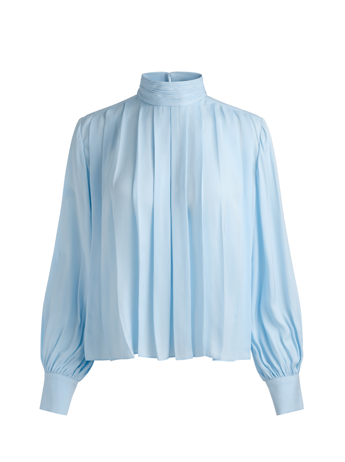 GERTRUDE BLOUSE - CAROLINA BLUE image 5 - ALICE + OLIVIA
