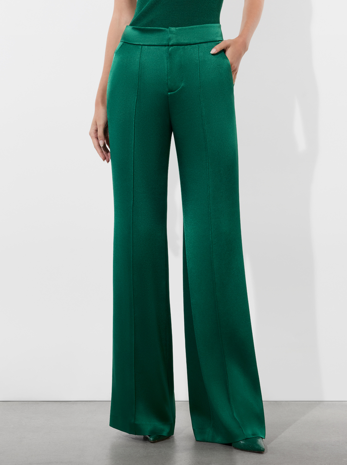 DYLAN PANT - FOREST GREEN - Alice And Olivia
