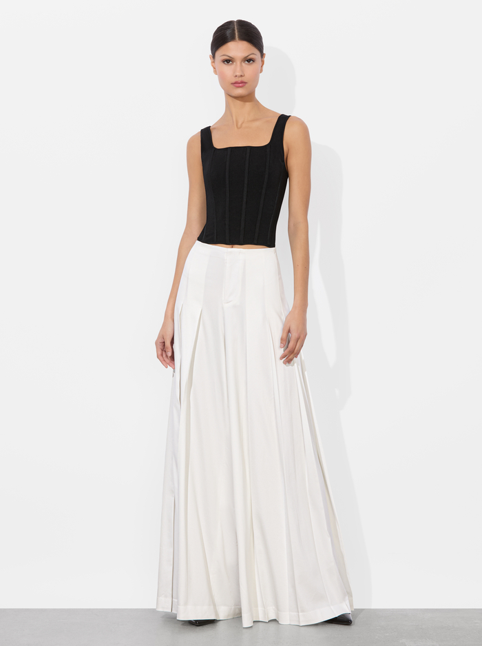 AINSLIE WIDE LEG PANT - OFF WHITE image 1 - Alice And Olivia