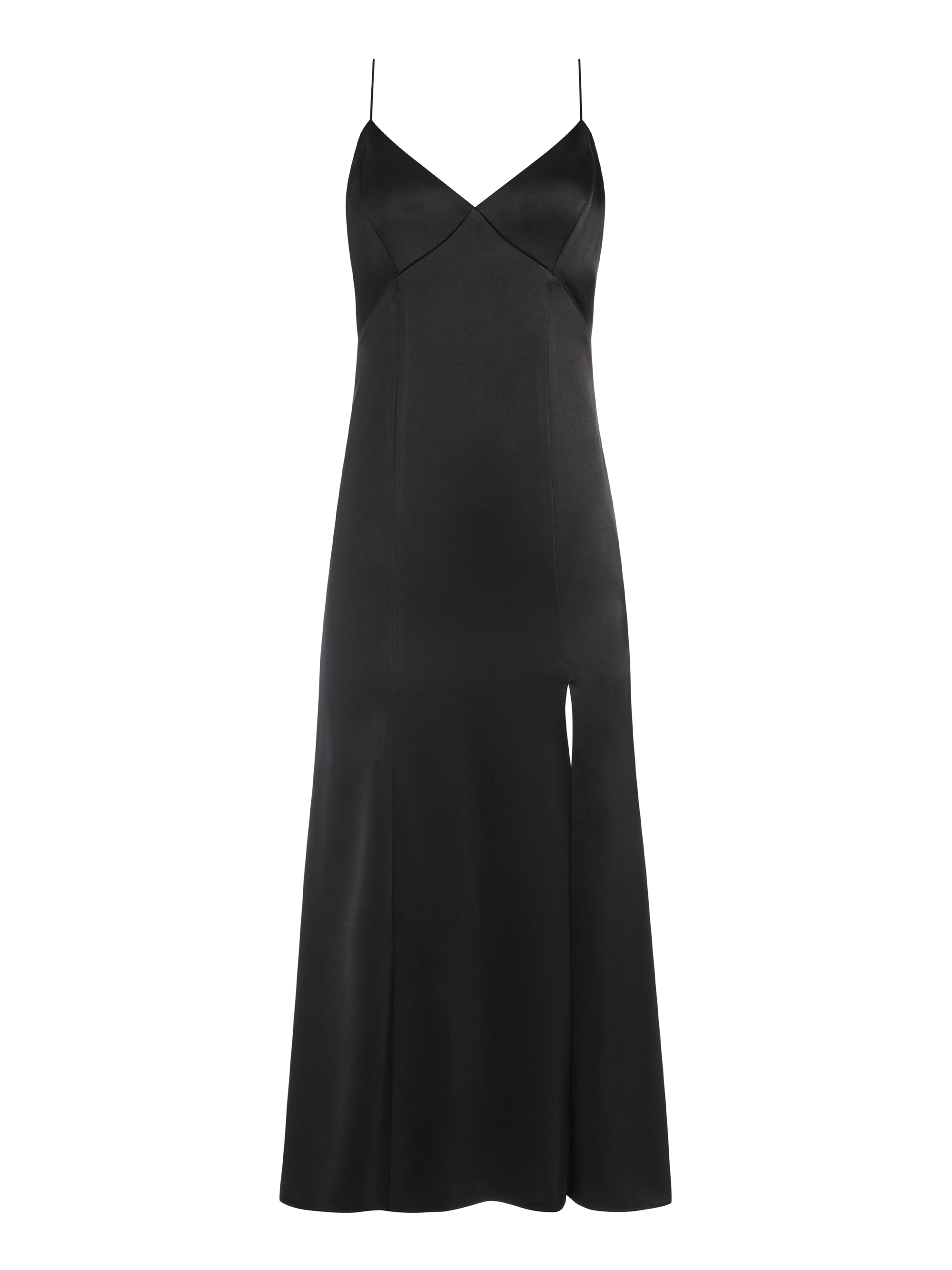 Julietta Midi Slip Dress In Black | Alice And Olivia