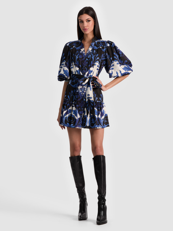 CORA MINI SHIRT DRESS - REGAL RETREAT image 4 - Alice And Olivia