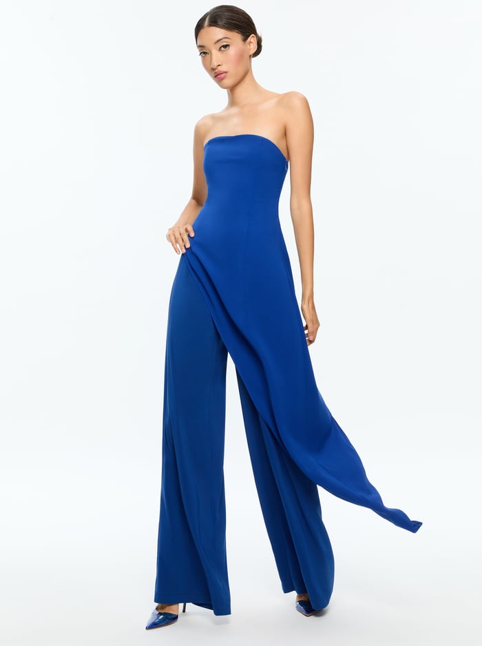 ALONDRA JUMPSUIT - ROYAL image 4 - Alice And Olivia
