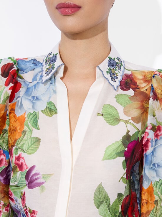GARDEN BRUNCH OFF WHITE-ROANNE BUTTON DOWN