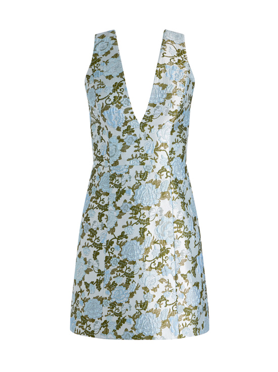 V-Neck Hardware One-Piece Swimsuit