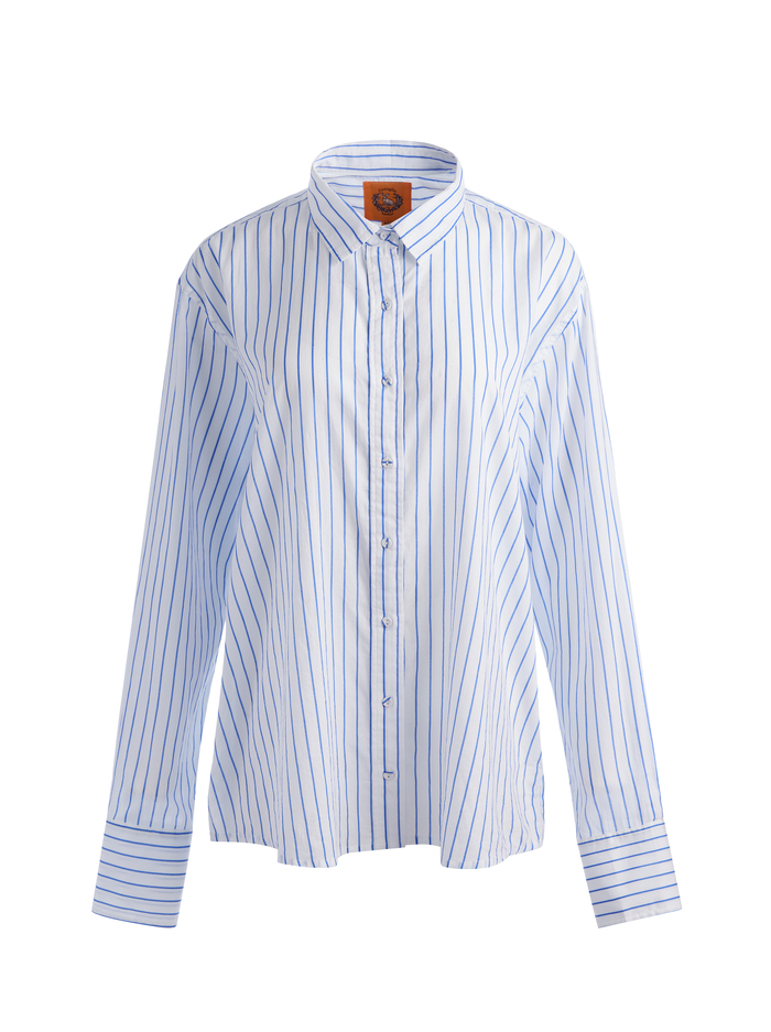 A+O X CONIGLIO PALM BEACH BUTTON DOWN - STRIPE image 6 - ALICE + OLIVIA