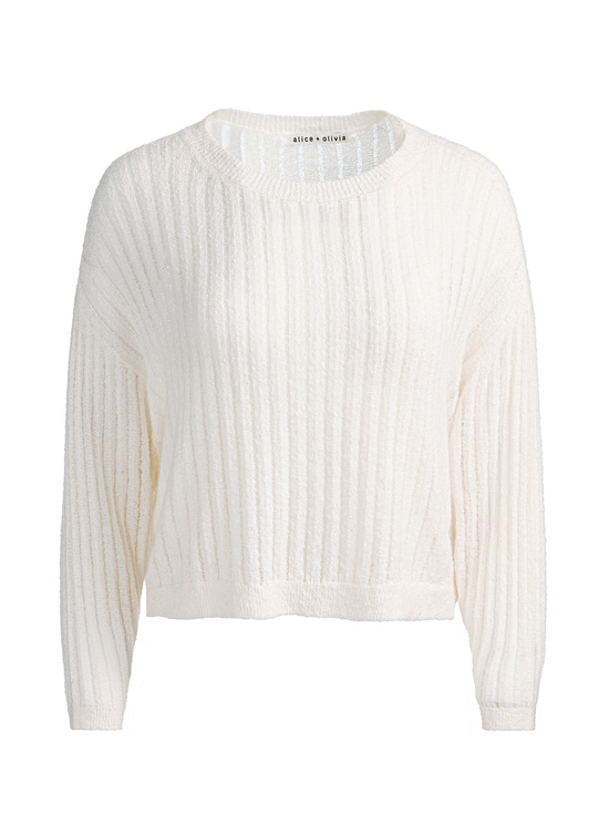 SOFT WHITE-MITCHELL LIGHTWEIGHT PULLOVER