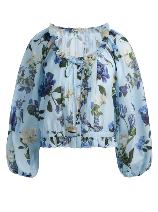 FLY AWAY-MCLAINE LONG SLEEVE BLOUSE