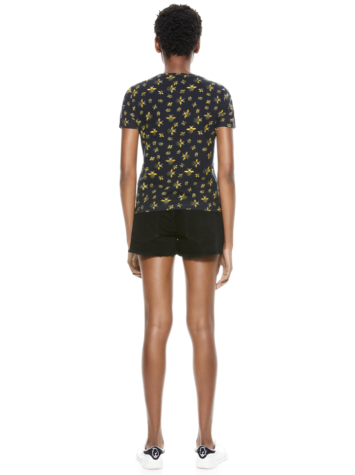RYLYN CREW NECK TEE - QUEEN BEE image 1 - Alice And Olivia