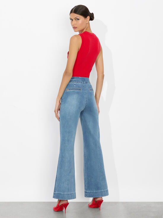 LIVIA VINTAGE BLUE-QUINN KICK FLARE JEAN
