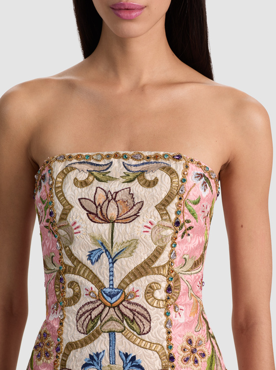 KATIA EMBROIDERED MINI DRESS