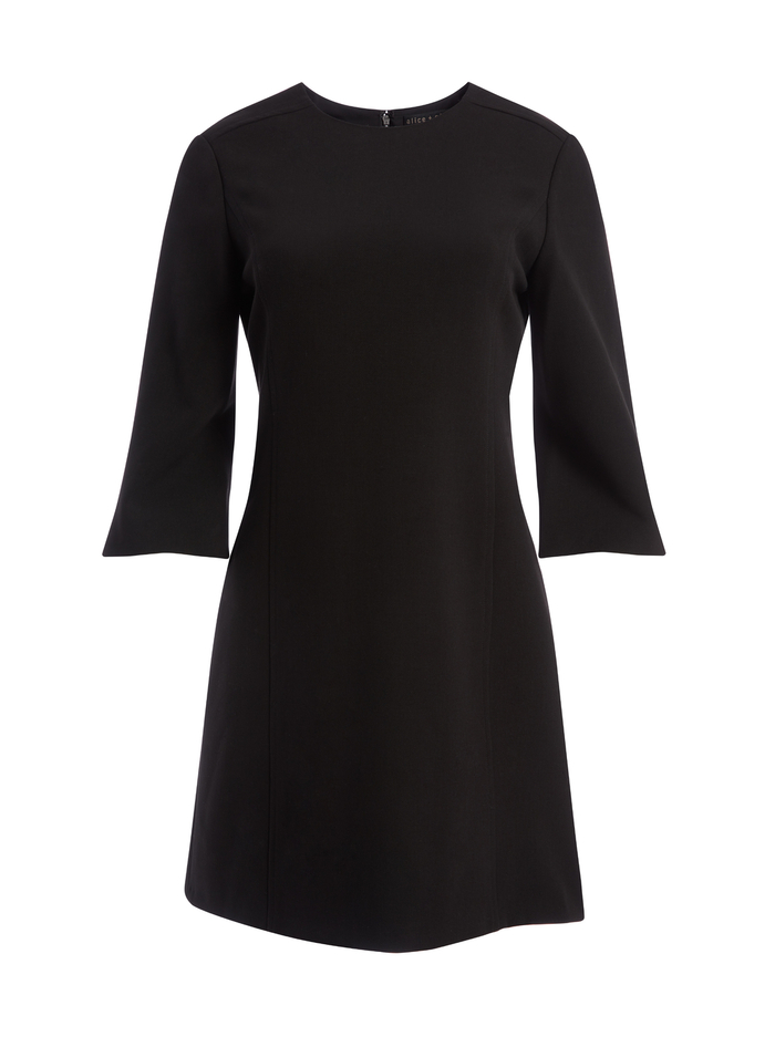 GEM SHIFT DRESS - BLACK image 2 - Alice And Olivia