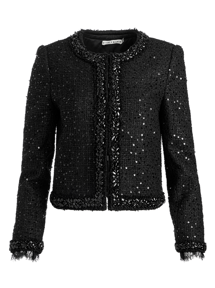 LANDON JACKET - BLACK image 6 - Alice And Olivia
