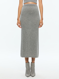 ADRINA SKIRT - MEDIUM HEATHER GREY