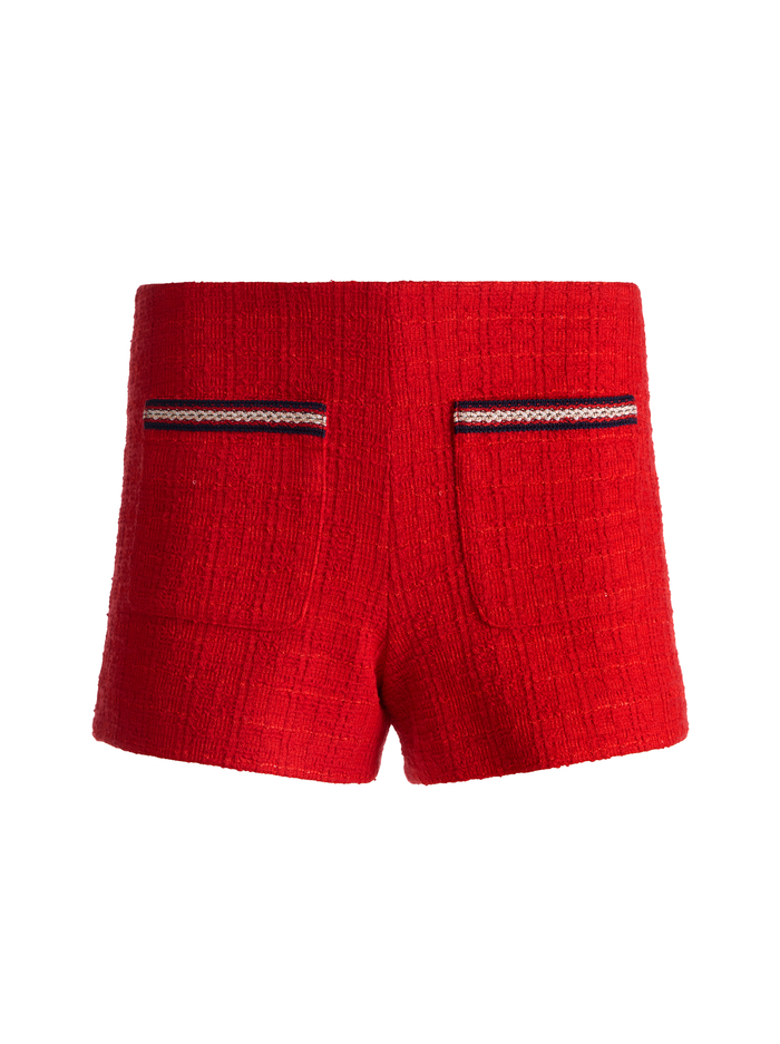 TROY TWEED SHORT - CHILI PEPPER image 5 - ALICE + OLIVIA