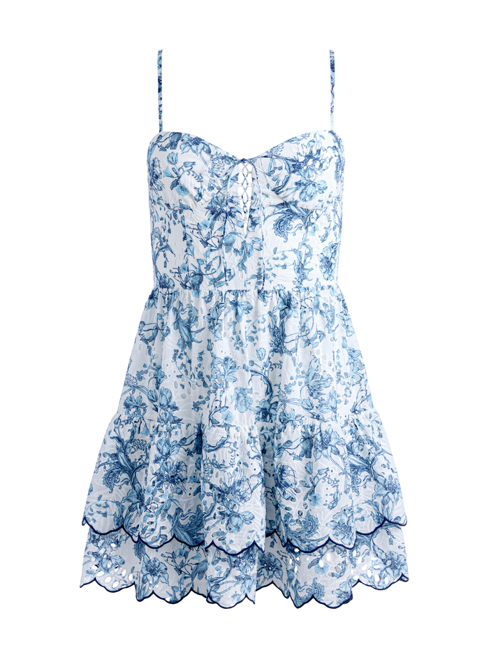 DAISY TIERED RUFFLE MINI DRESS - JE L