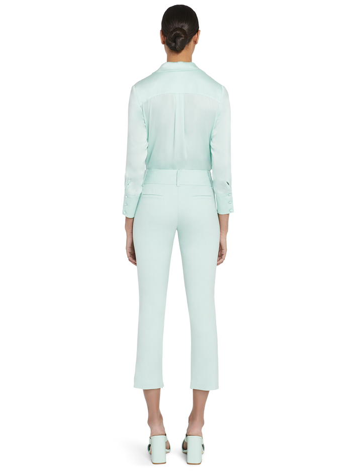 HOPE BUTTON DOWN BLOUSE - MINT image 2 - Alice And Olivia