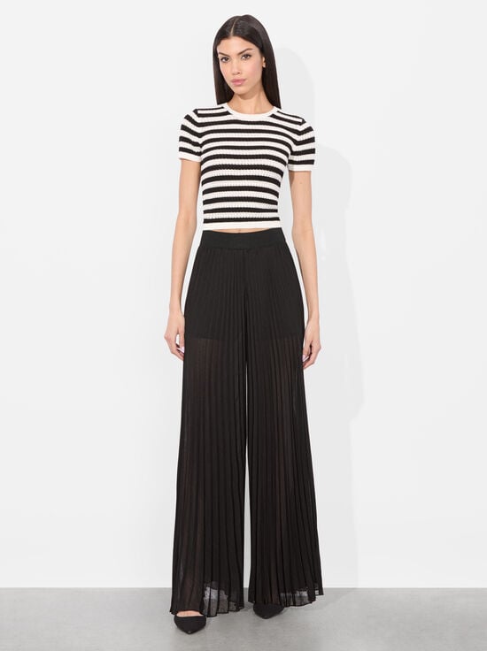 BLACK-ATHENA PLEATED PANT