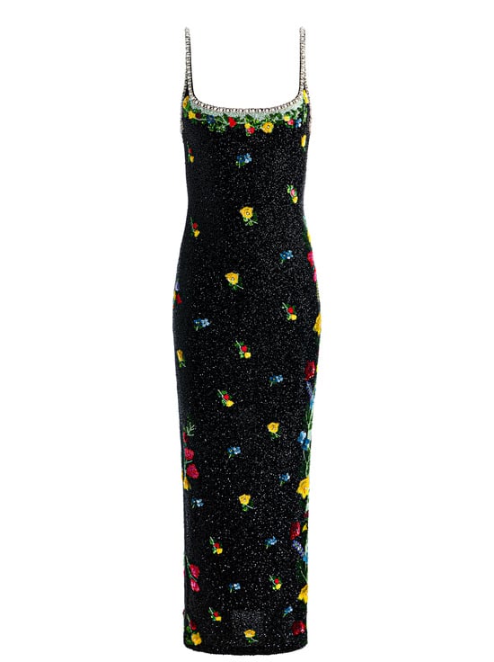 DESERT SPRIGS BLACK-JULIA EMBELLISHED GOWN