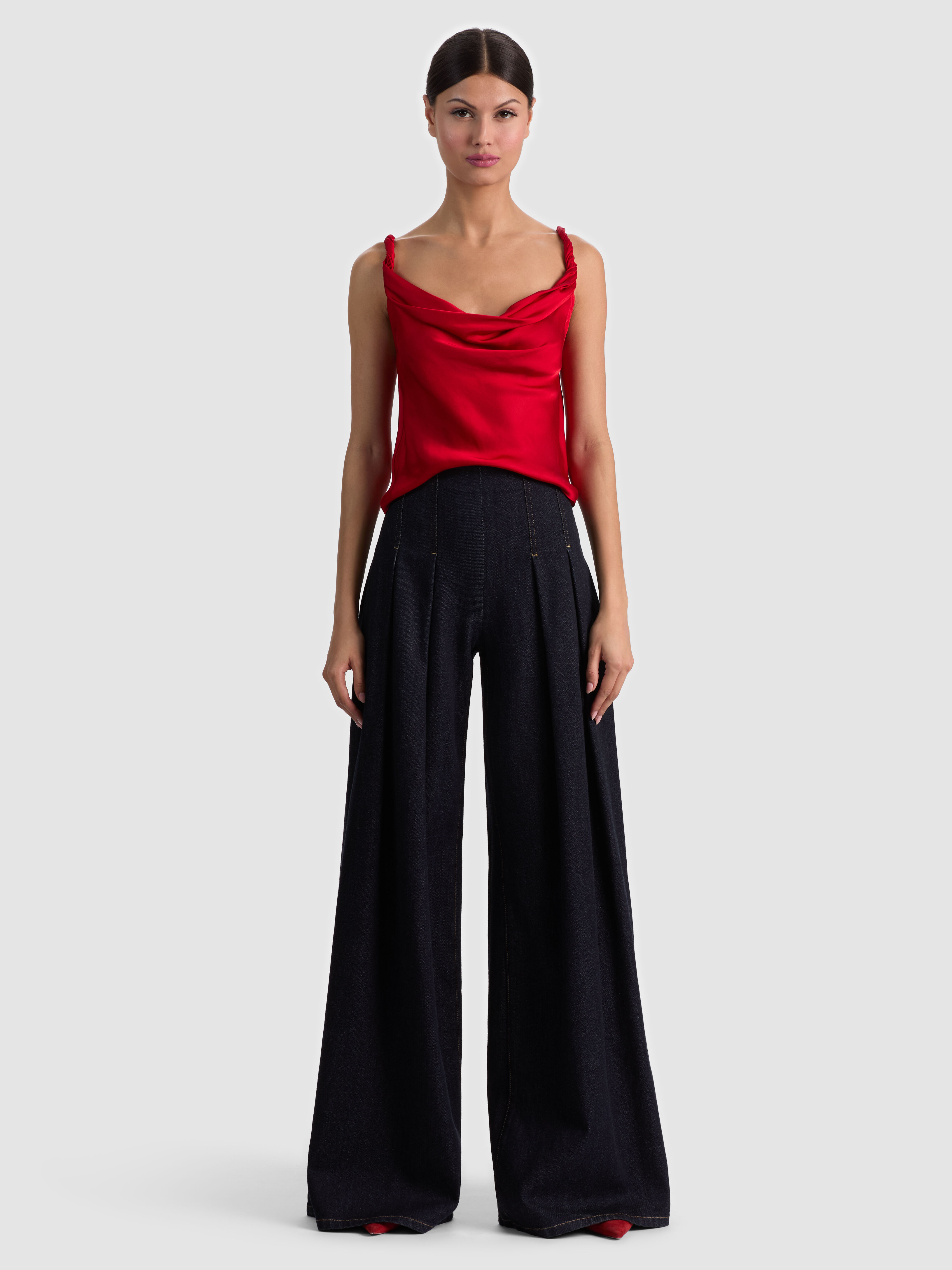 MILTA TANK in TWILIGHT BLUE | ALICE + OLIVIA