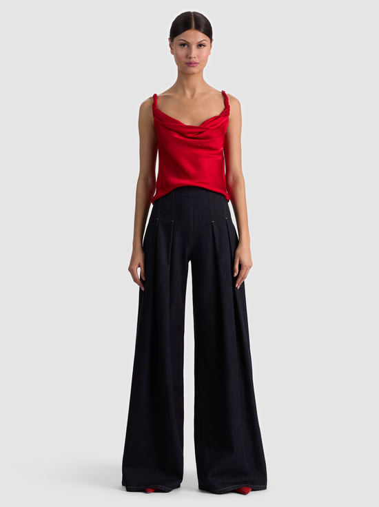 CHILI PEPPER-MONIQUE TWIST STRAP TANK