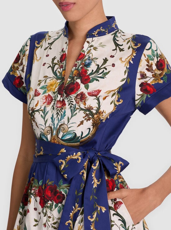 GILDED ROSE-LUCY MINI SHIRT DRESS
