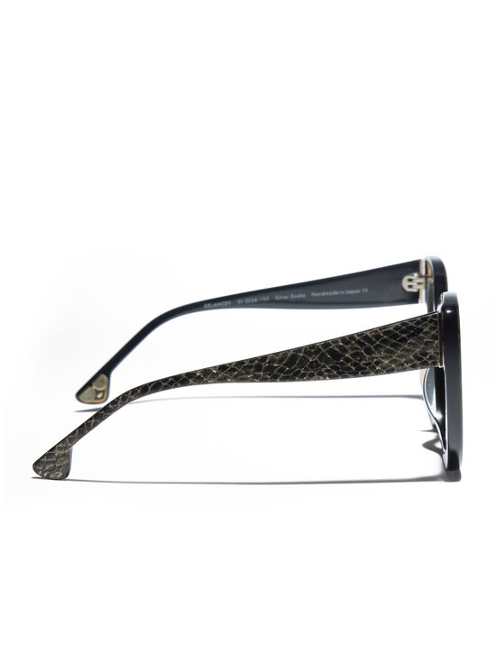 SILVER SNAKE-DELANCEY SUNGLASSES