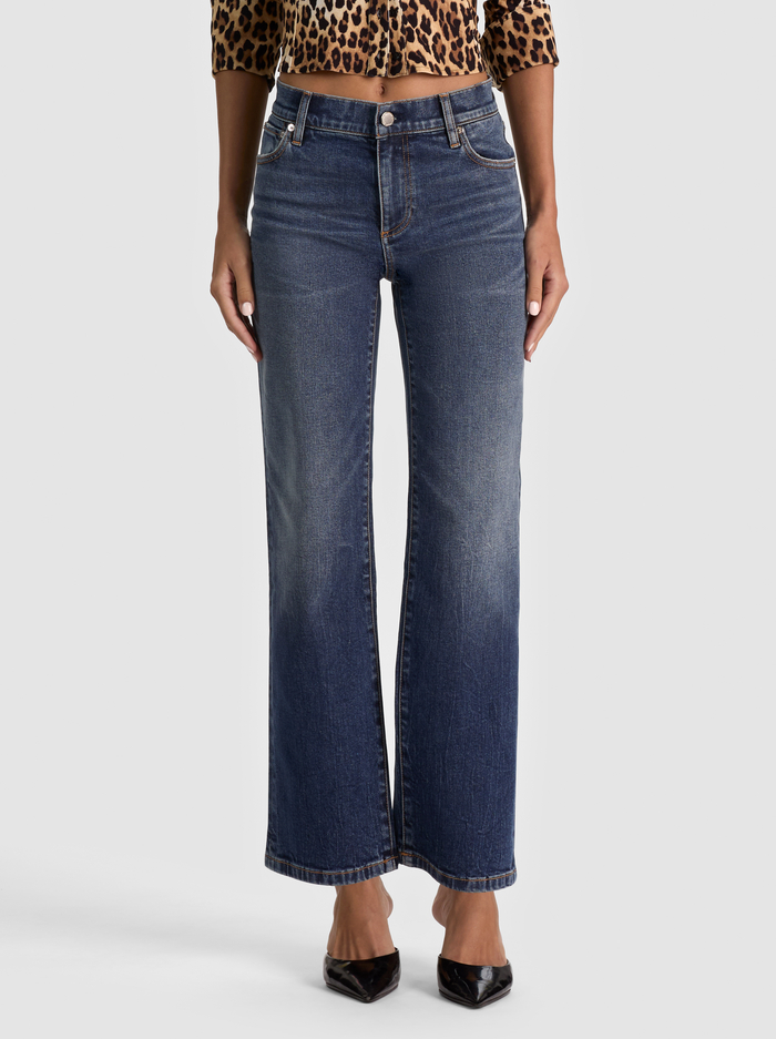 FIERCE JEAN - GEORGETTA VINTAGE BLUE - ALICE + OLIVIA