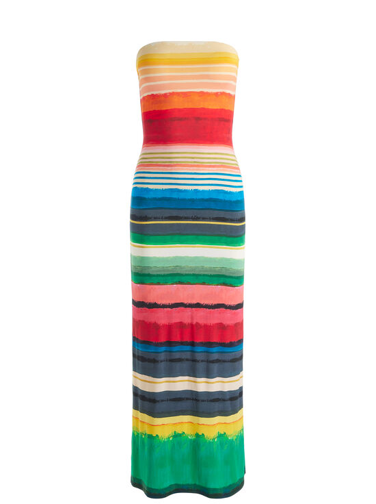 RAINBOW REEF-DELORA STRAPLESS MAXI DRESS