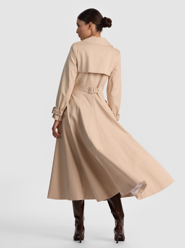 ELLIE TRENCH COAT - LATTE image 2 - ALICE + OLIVIA