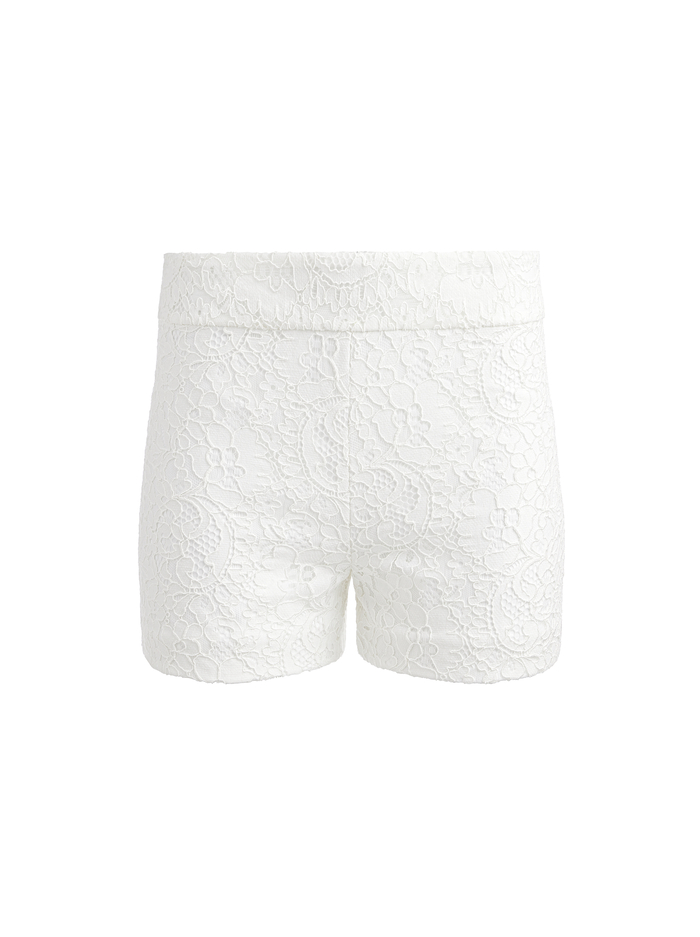 DUNN LACE SHORT - OFF WHITE image 5 - Alice And Olivia