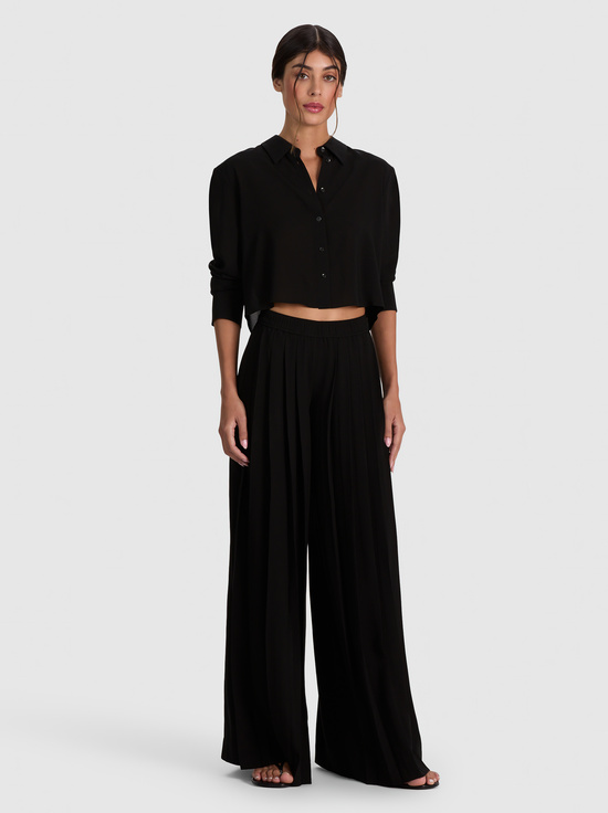 BLACK-LEON BUTTON DOWN