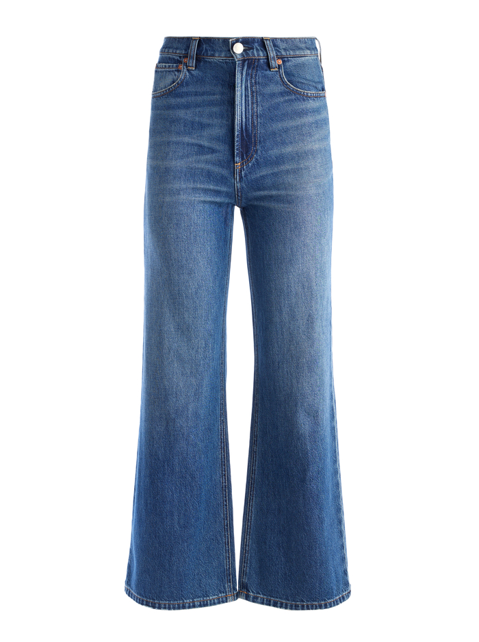 AMAZING HIGH RISE BOYFRIEND JEAN - TRUE BLUES DARK image 5 - Alice And Olivia