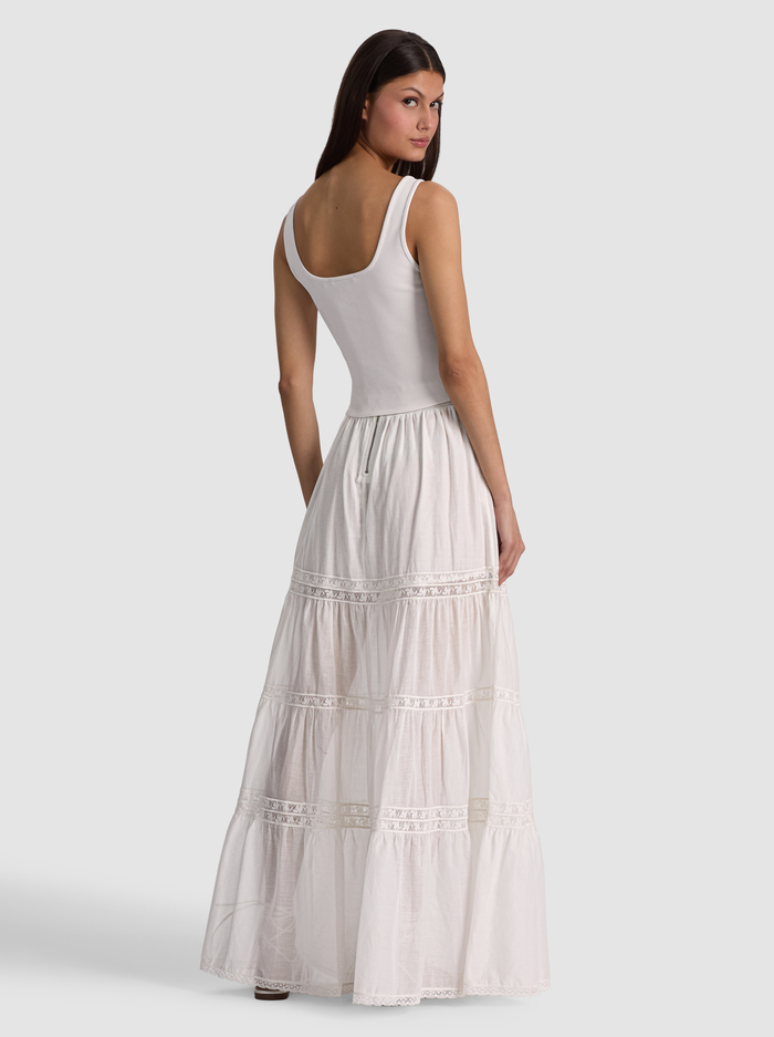 DARYN RIBBED TANK - OFF WHITE image 2 - ALICE + OLIVIA