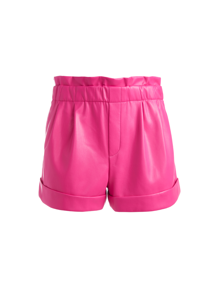 REAGAN VEGAN SHORT - WILD PINK image 5 - Alice And Olivia