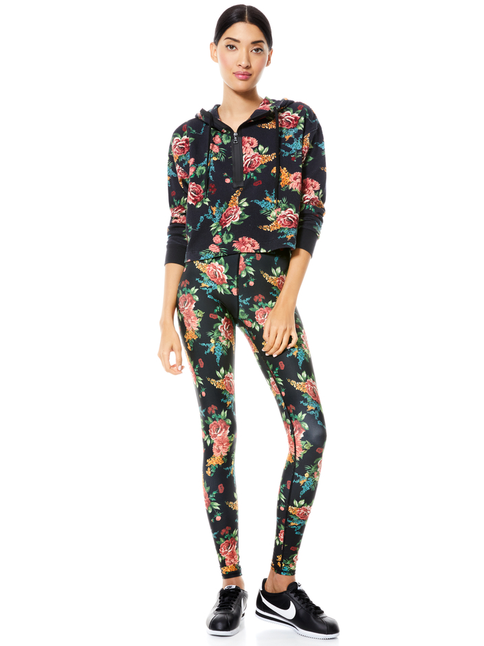 QUINLAN FLORAL HOODIE + AARON LEGGING - 