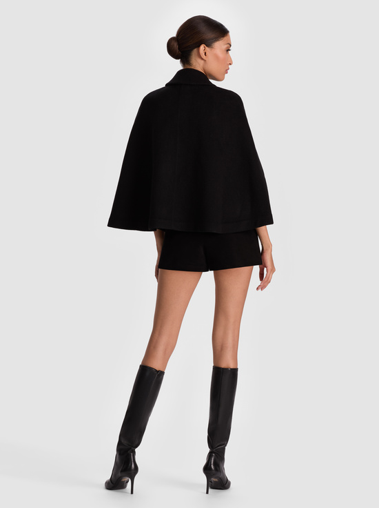 BLACK-REYNALDA MINI CAPE