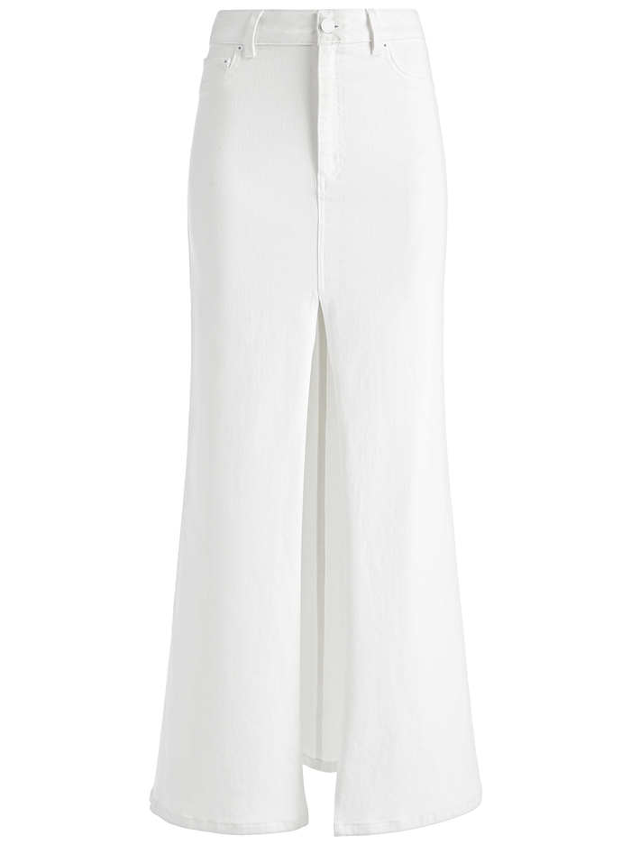 RYE HIGH RISE MAXI SKIRT - OFF WHITE image 5 - Alice And Olivia