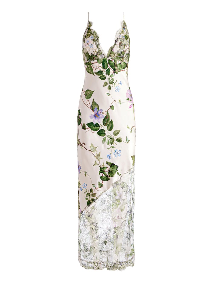 CLAUDIA OPEN BACK MAXI DRESS - IVY ROMANCE image 6 - Alice And Olivia