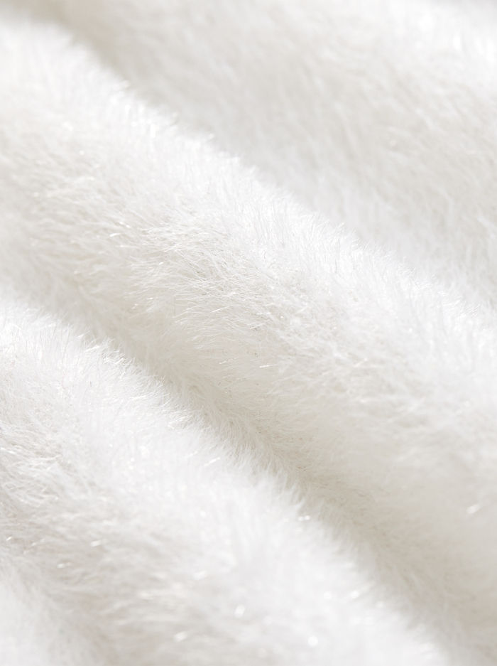 CIARA PUFF SLEEVE SWEATER - SOFT WHITE image 1 - Alice And Olivia