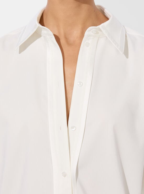 OFF WHITE-PERFECT BUTTON DOWN