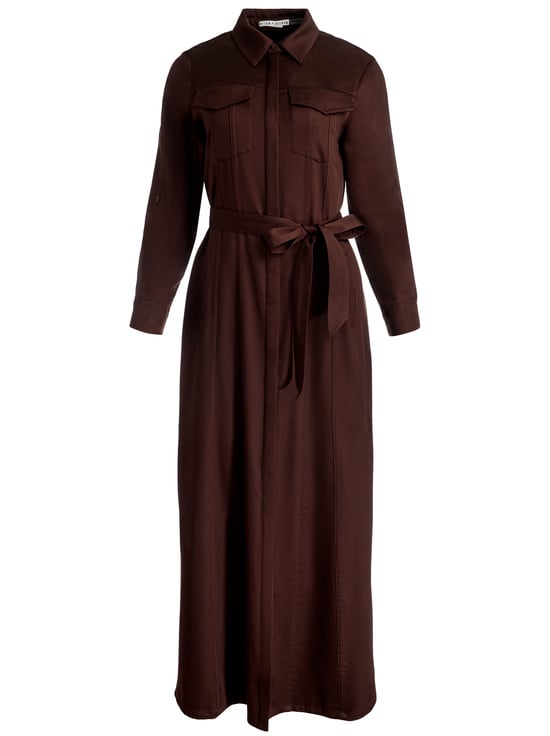 DARK CHOCOLATE-CHASSIDY MAXI DRESS