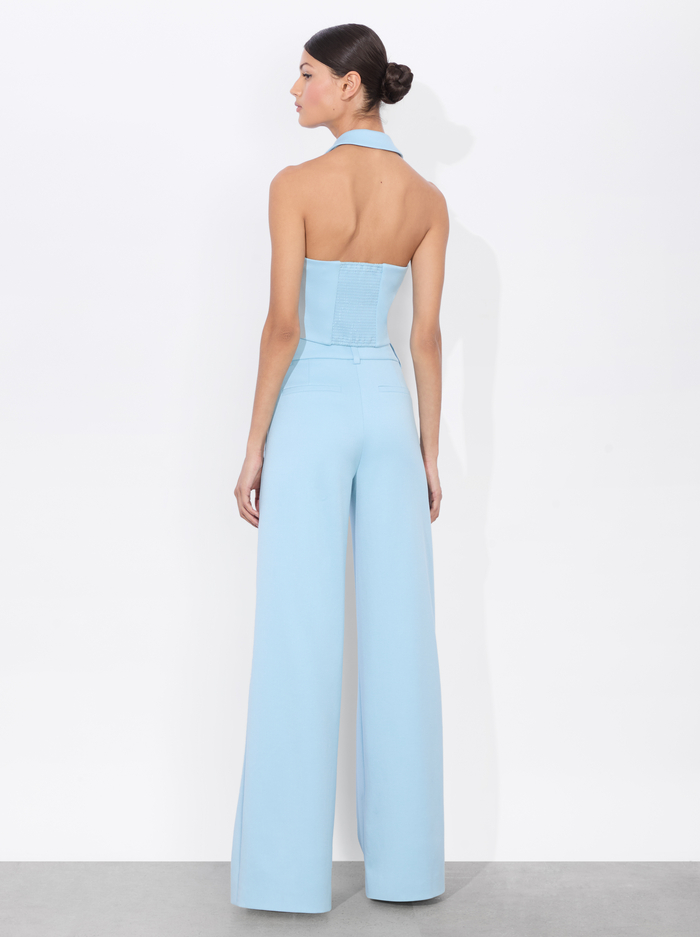 DONNA HALTER VEST - MINERAL BLUE image 2 - Alice And Olivia