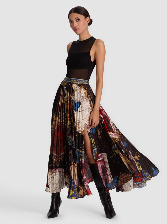 KATZ PLEATED MAXI SKIRT - MUSE image 2 - Alice And Olivia
