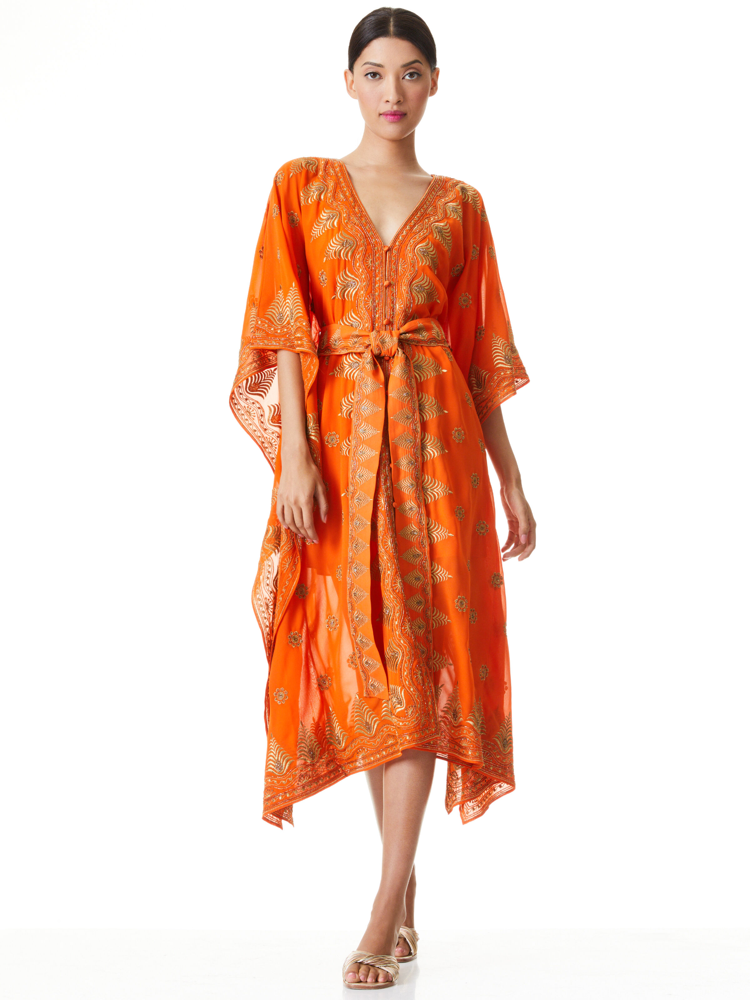 embroidered caftan
