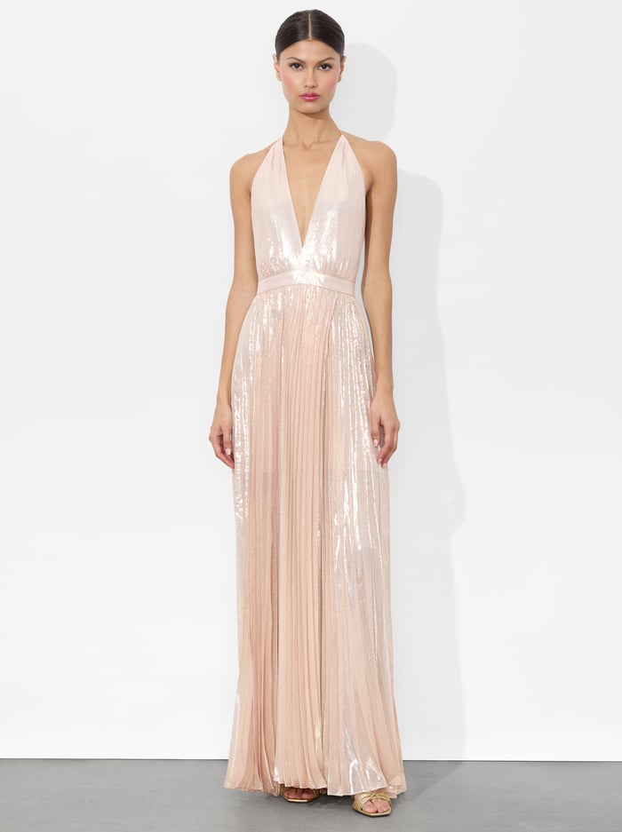 CAMILA MAXI GOWN - PEARL BLUSH image 4 - Alice And Olivia